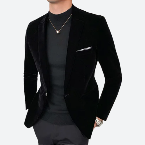 Luxurious Velvet Evening Blazer Jackets