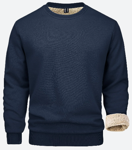 Cozy Fleece-Lined Crewneck Sweatshirts