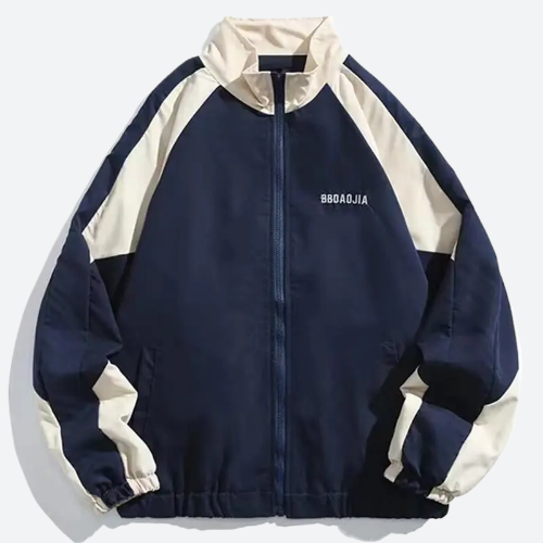 Trendy Two-Tone Lightweight Windbreaker Jackets
