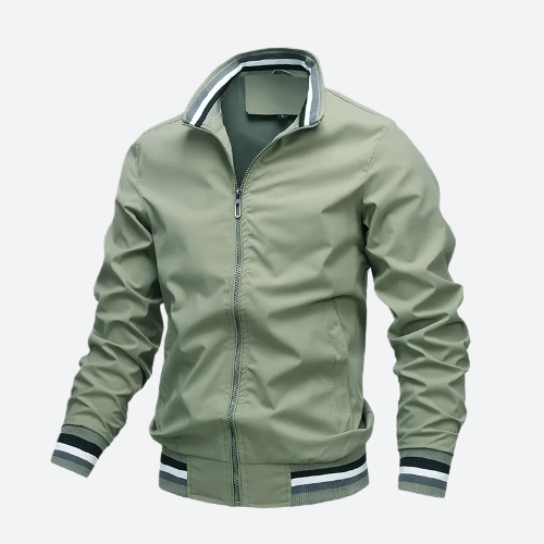 Zip-Front Casual Bomber Jackets
