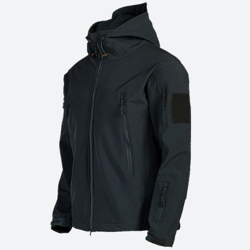 Rugged Tactical Full-Zip Hooded Jackets