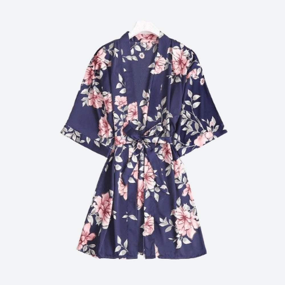 Floral V-Neck Lace Nightwear