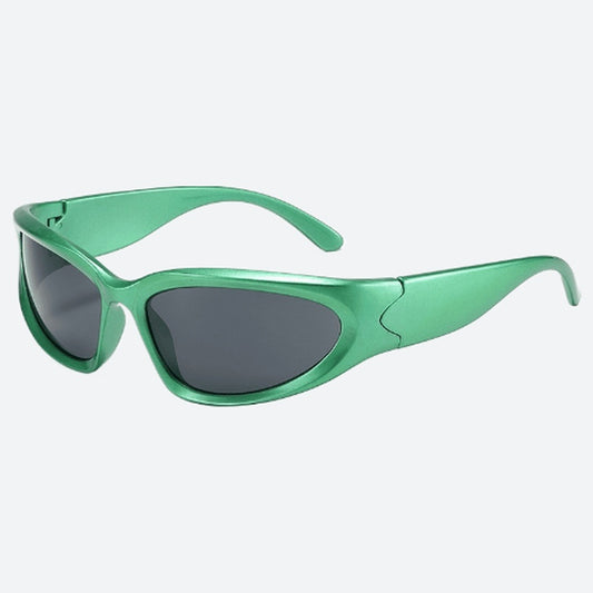 Oval Plastic Polycarbonate Sunglasses