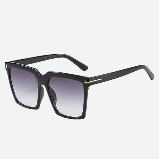 Square Plastic Frame Gradient Sunglasses
